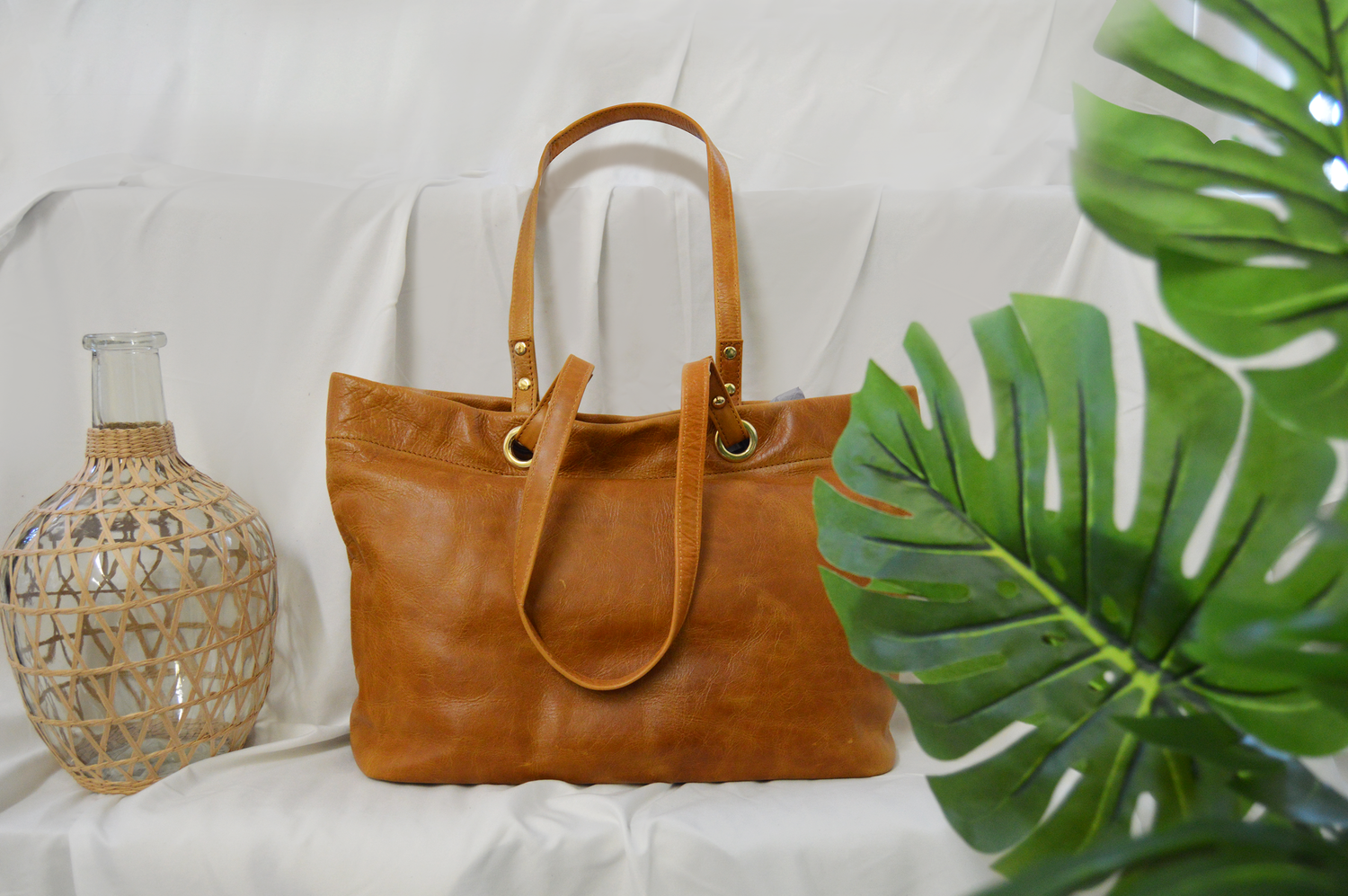 Tote bags brown