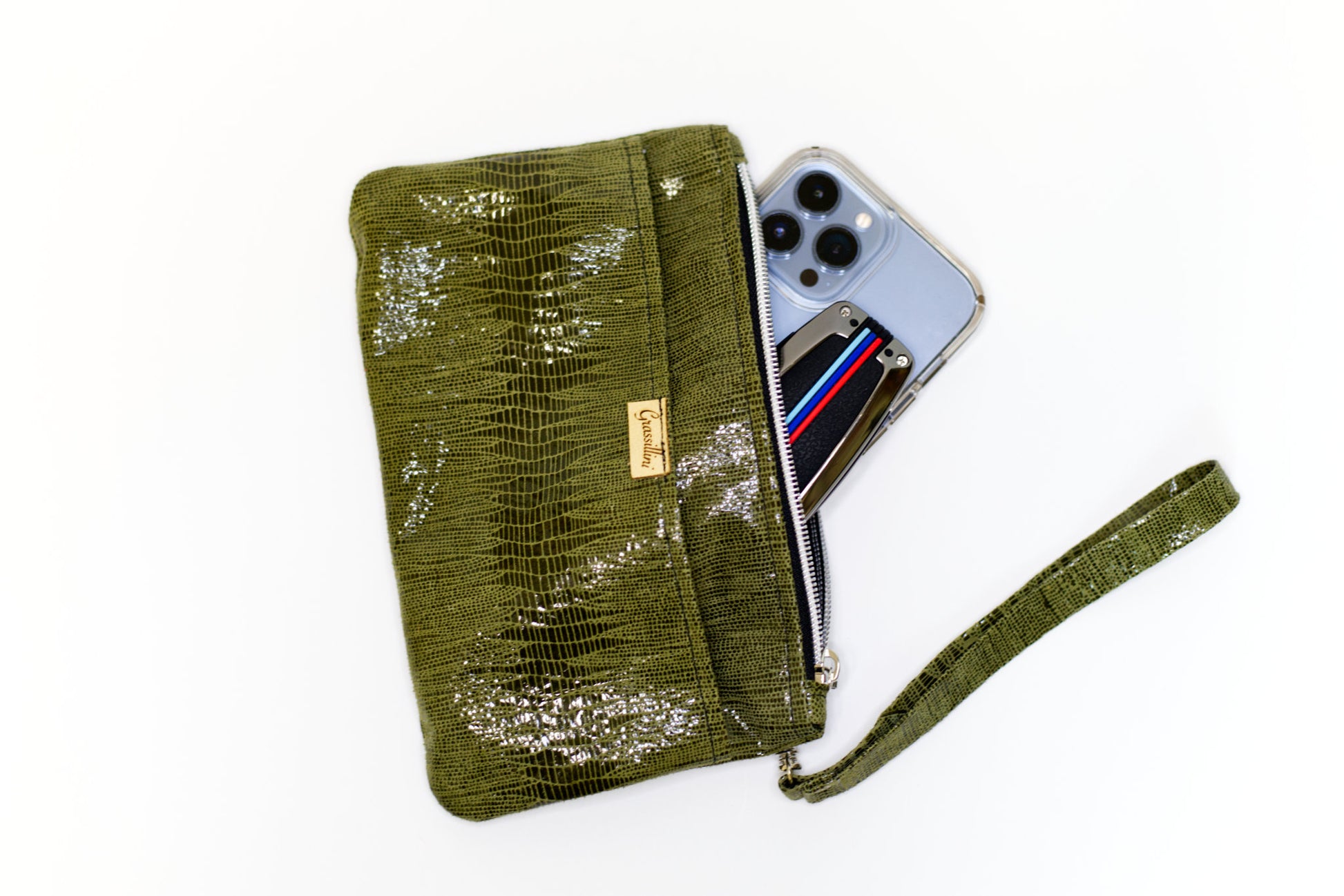 Nine Mile Wristlet green 3