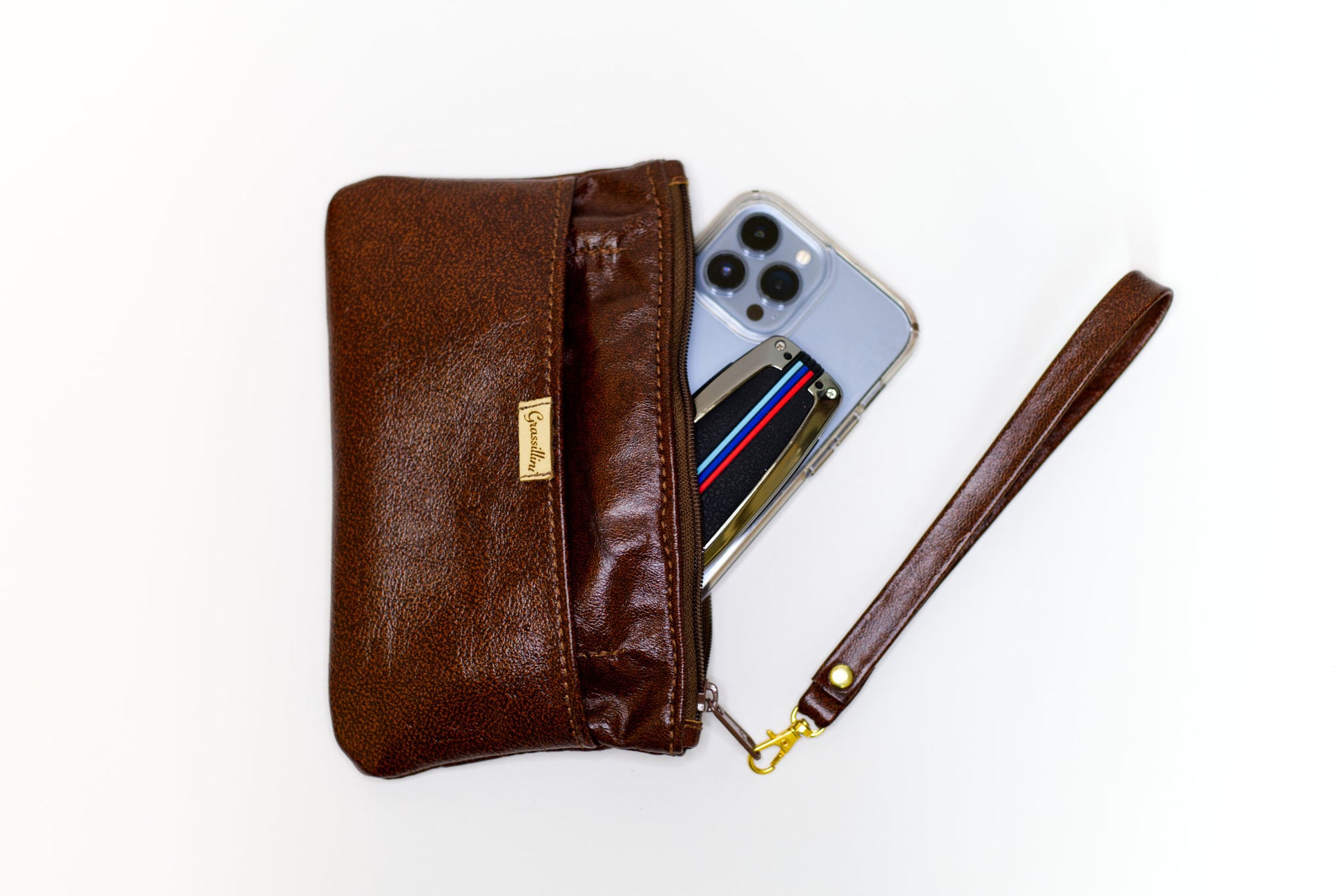Nine Mile Wristlet brown 11