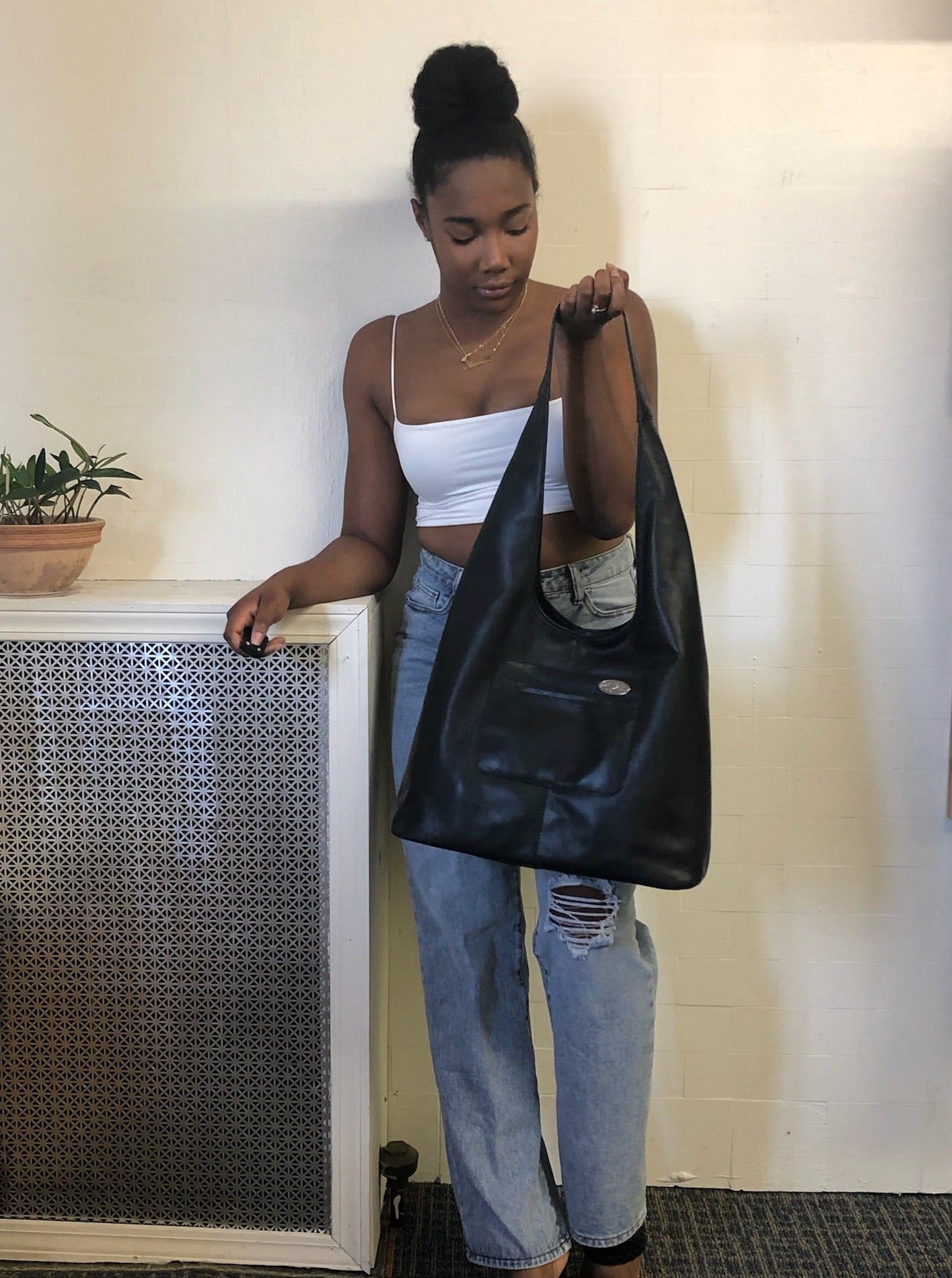 Portmore Hobo bag  Black