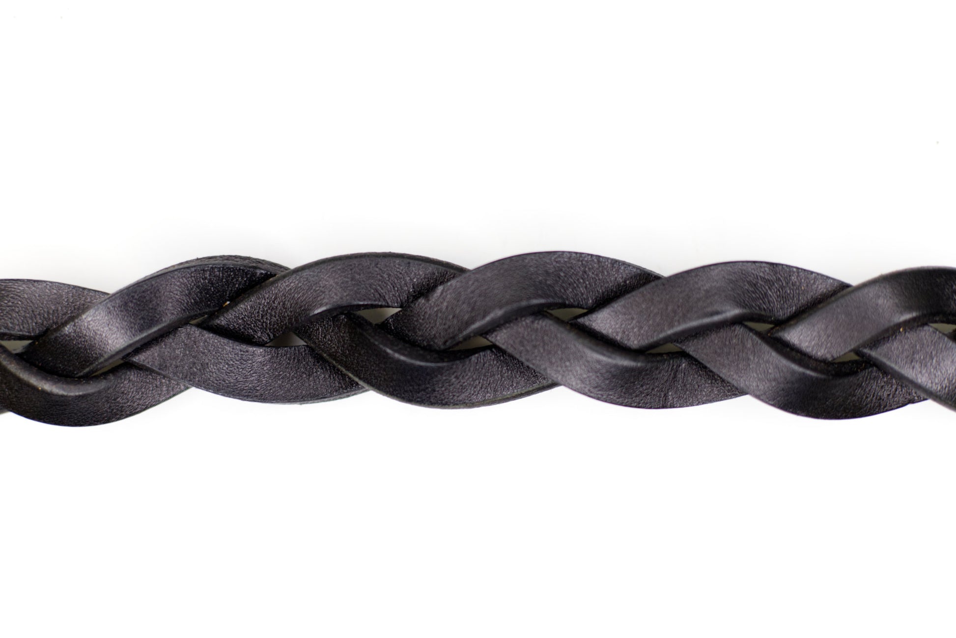 Bull Bay Braided Belt side view