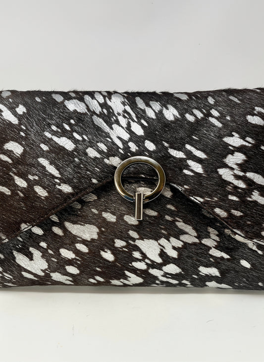 One of - Peekaboo hair on Acid wash cowhide.