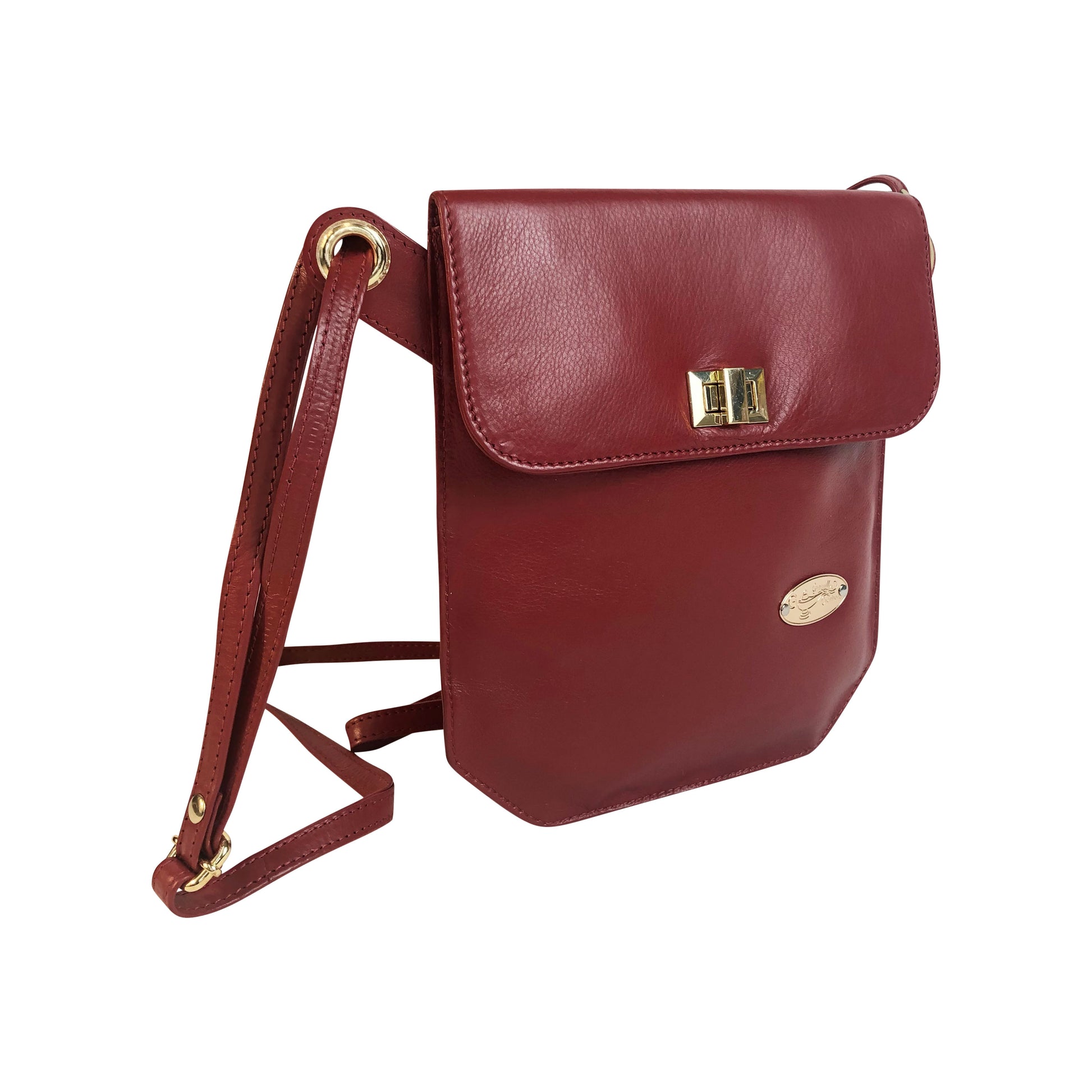 Red hills crossbody 2.0 red side view