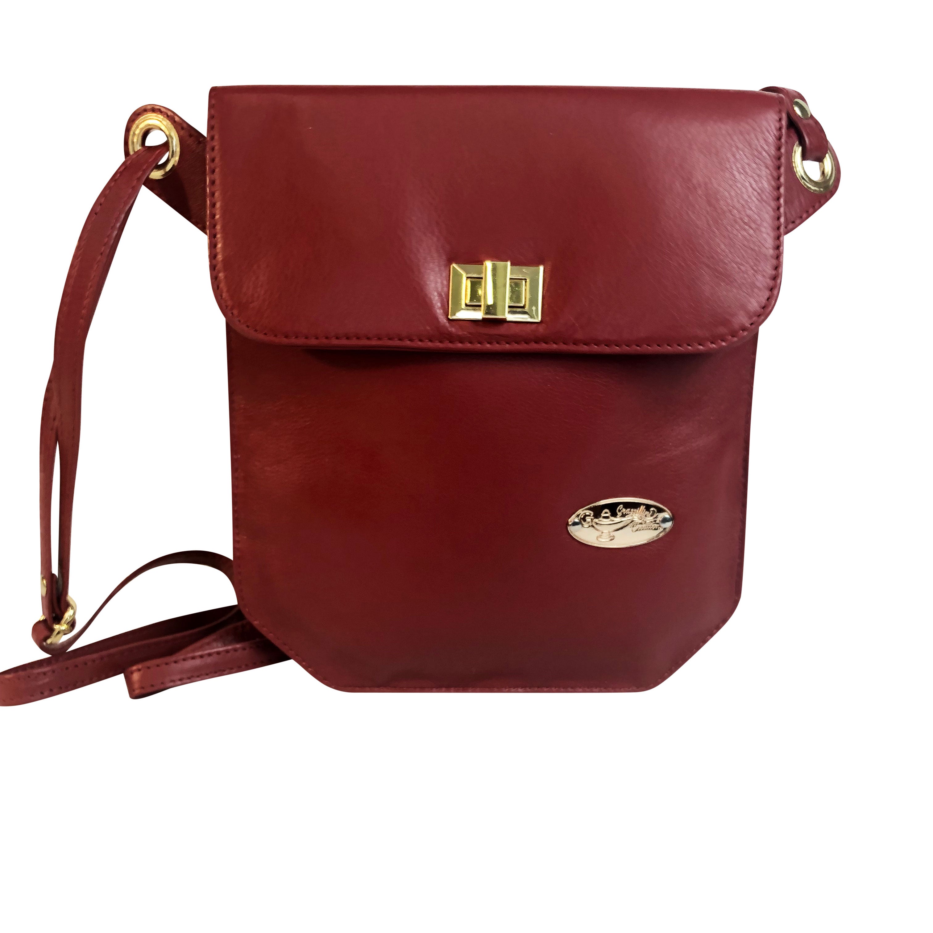 Red leather cross body bag uk shop