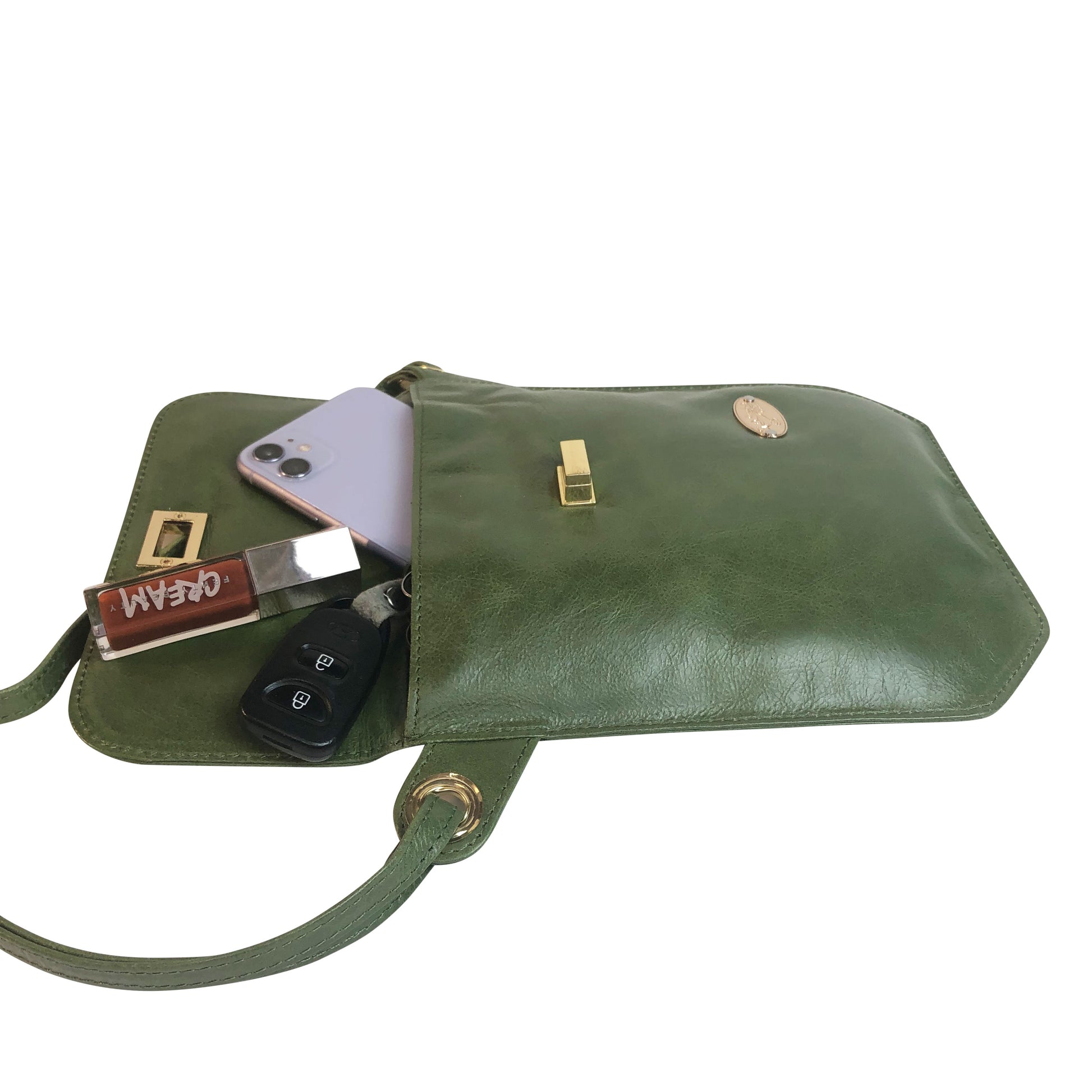 Red hills crossbody green open