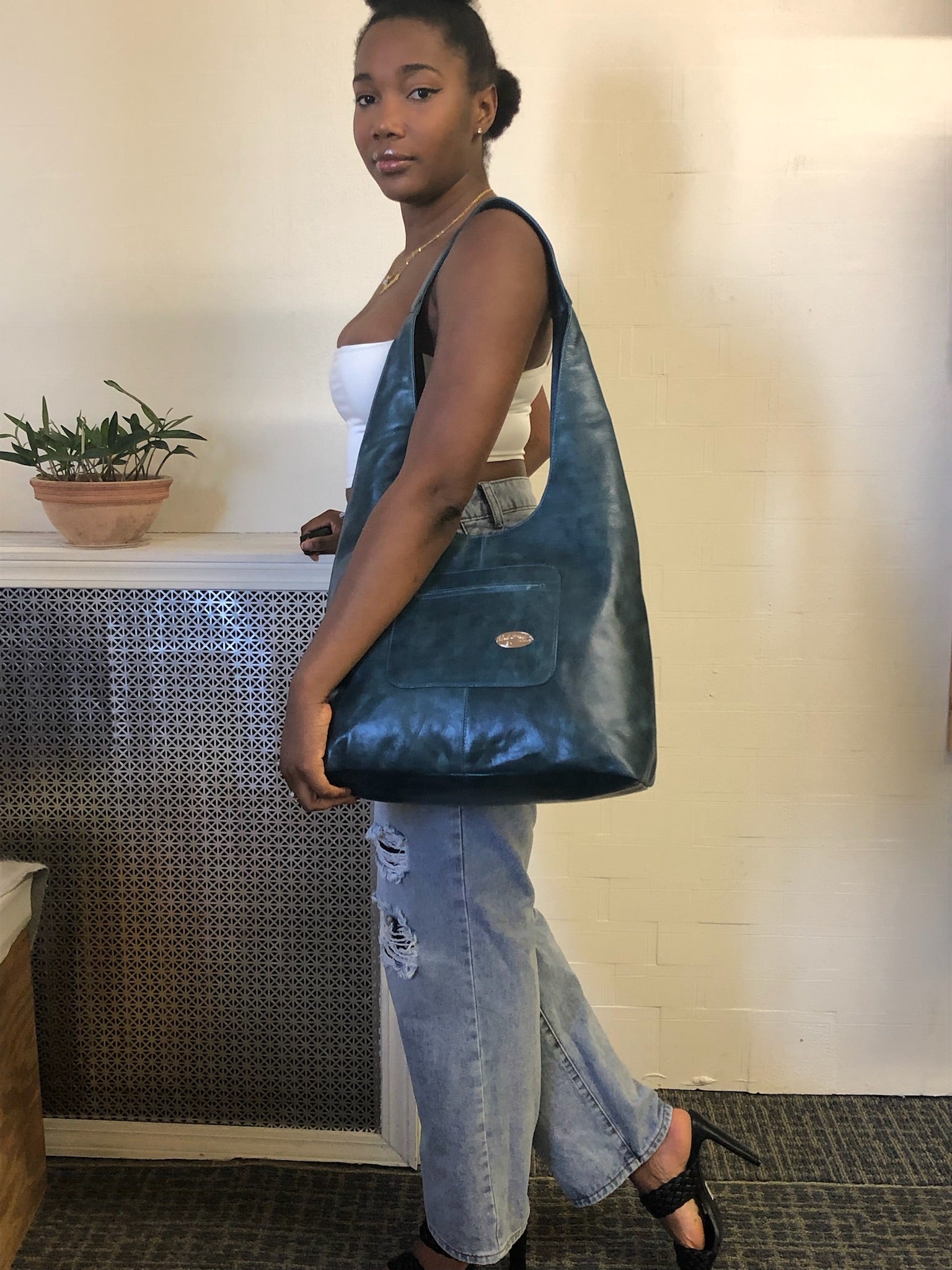 girl with Portmore Hobo | Yellow Ochre