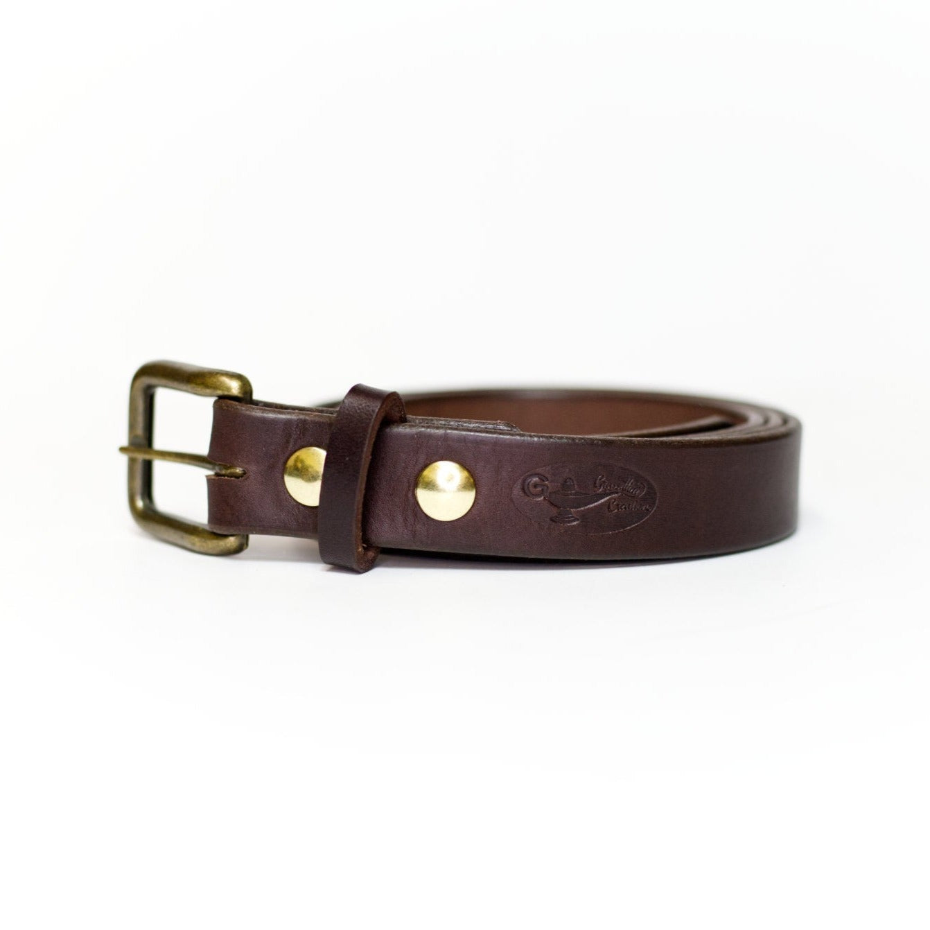 Classic Leather Belt  Dark Brown