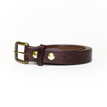 Classic Leather Belt  Dark Brown