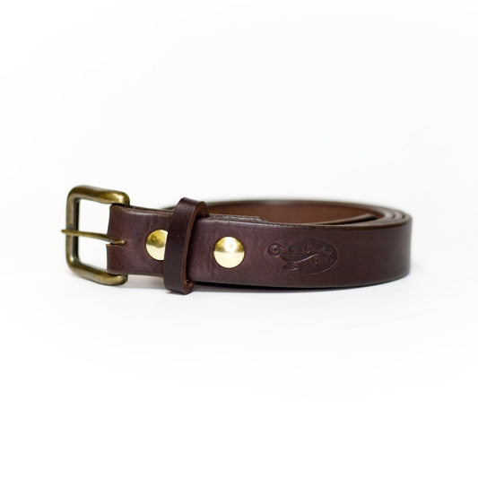 Classic Leather Belt  Dark Brown