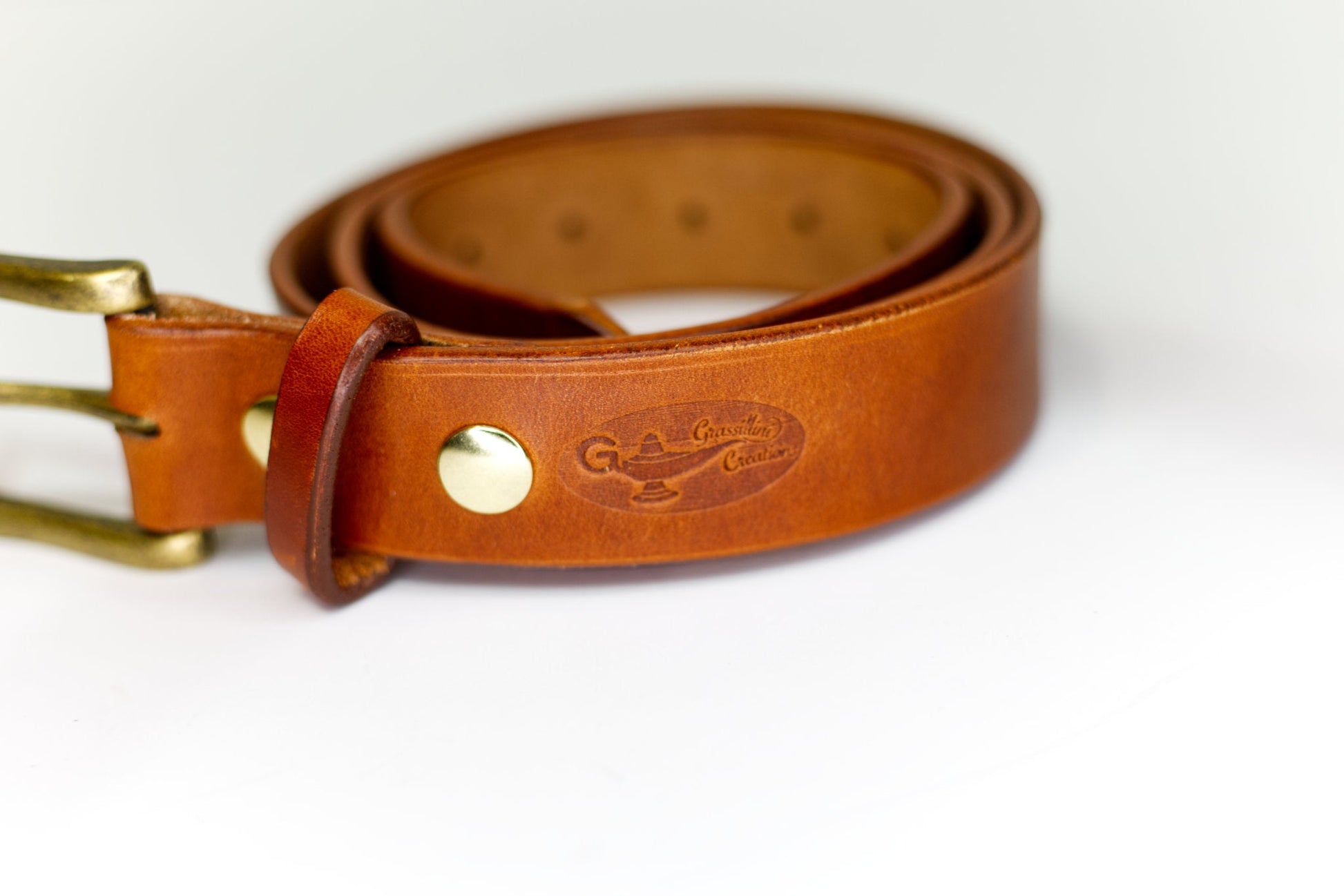 Buck Brown Classic Leather Belt 