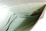 Half Way III Small Clutch - Green Ostrich