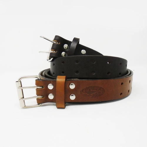 Belmont Two-Prong Leather Belt