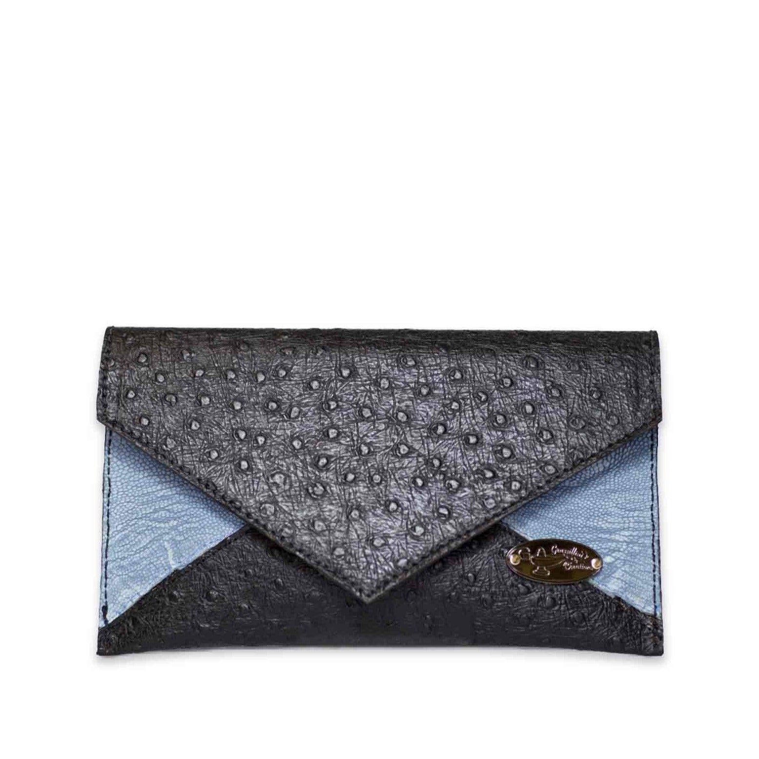 Half Way III Small Clutch - BB Ostrich 2