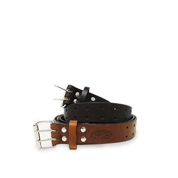 Classic Leather Belt | Buck Brown